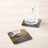 Durch den Flussufer Getränkeuntersetzer (Rechte Seite)