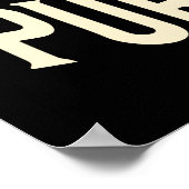 Durch den Glauben gestärkt, von Absicht angetriebe Poster (Ecke)