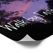 Durch den Glauben spazieren, nicht durch sehenswer Poster (Ecke)