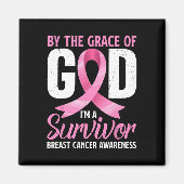 Durch den Gnaden Gott I#39;m ein Überlebender Brus Magnet (Vorne)
