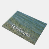 Durch den Lake Huron Willkommen Doormat Fußmatte (Schrägansicht)
