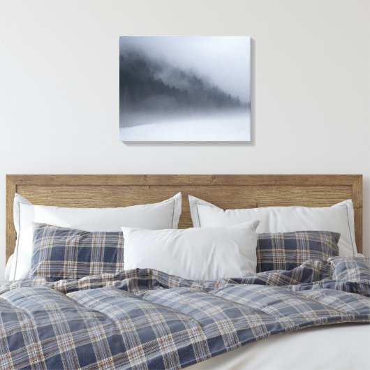 Durch den Nebel Leinwanddruck (Insitu (Schlafzimmer))