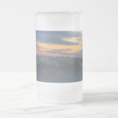 Durch den Nebel Mattierte Glass Bier Tasse (Mittel)