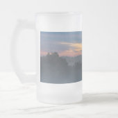 Durch den Nebel Mattierte Glass Bier Tasse (Links)