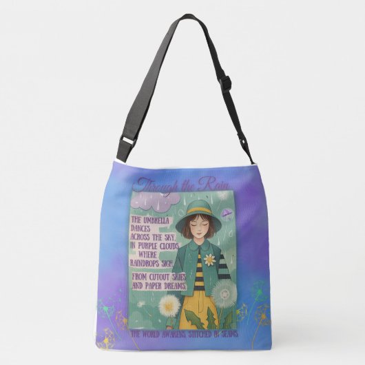 Durch den Regen Tasche und Kreuz (Rückseite)