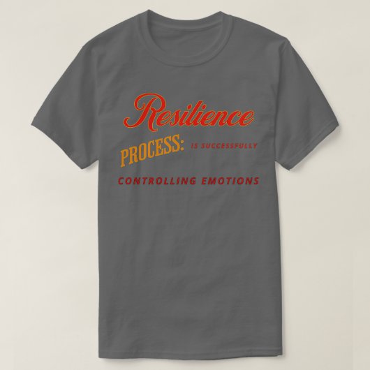 Durch den Resilienz-Prozess wird Emo erfolgreich k T-Shirt (Design vorne)