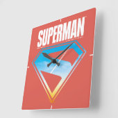 Durch den S-Schild Quadratische Wanduhr (Winkel)