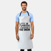 Durch den Schnee backen Schürze (Getragen)