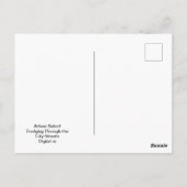 durch den Schnee der Stadt, Postkarte (Rückseite)