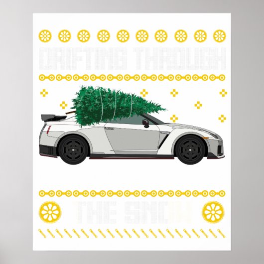 durch den Schnee treibend 2 Poster (Vorne)