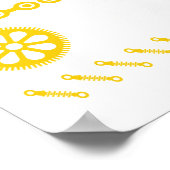 durch den Schnee treibend 2 Poster (Ecke)