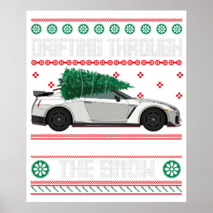 durch den Schnee treibend Poster