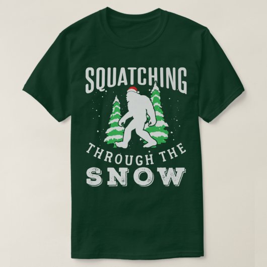 Durch den Schnee treten T-Shirt (Design vorne)