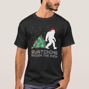 Durch den Schnee treten - Weihnachts-Weihnachtsfes T-Shirt