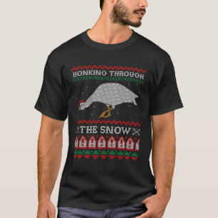 Durch den Schneegoose, der hässliche Honk T-Shirt