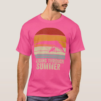 Durch den Sommer segeln Hängegleiter T-Shirt
