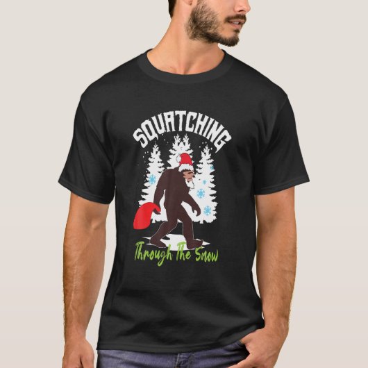 Durch den sonnigen Sasquatch schlendernd T-Shirt (Vorderseite)