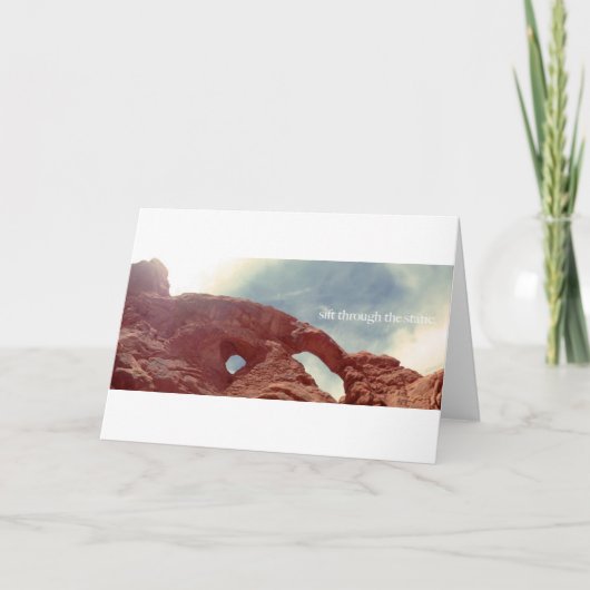 durch den Statik schwenken Karte (Vorderseite)