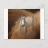 Durch den Staubsturm Postkarte (Vorderseite)