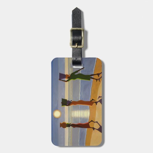 Durch den Strand 2007 Gepäckanhänger (Vorderseite vertikal)