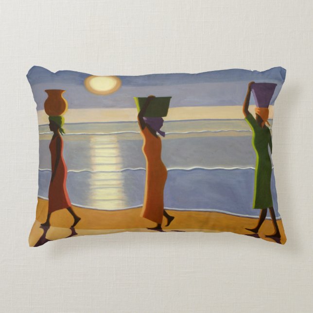 Durch den Strand 2007 Zierkissen (Vorderseite)