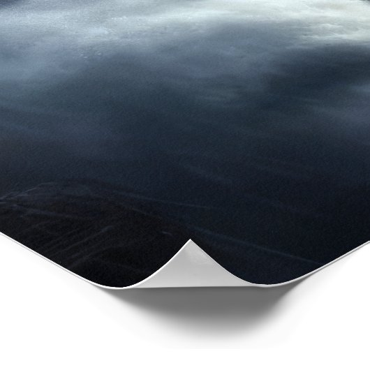 Durch den Sturm erleide ich. Poster (Ecke)