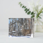 DURCH DEN TIEFEN SCHNEE POSTKARTE (Stehend Vorderseite)