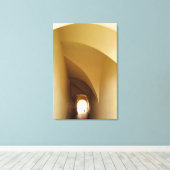 durch den Tunnel Leinwanddruck (Insitu (Holzboden))