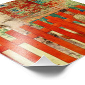 Durch den Zaun Fotodruck (Ecke)