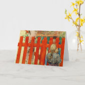 Durch den Zaun Karte (Gelbe Blume)