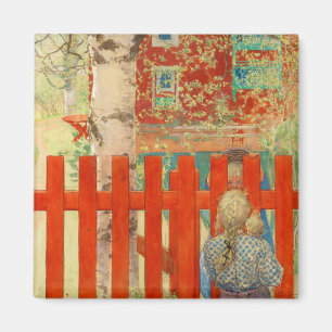 Durch den Zaun Magnet