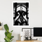 Durch den Zaun - Modemuseum Paris Poster (Heimbüro)