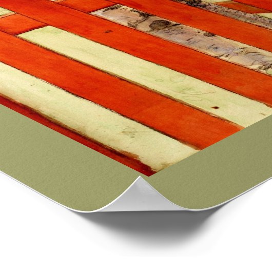 Durch den Zaun Poster (Ecke)