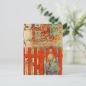 Durch den Zaun Postkarte (Stehend Vorderseite)