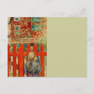 Durch den Zaun Postkarte