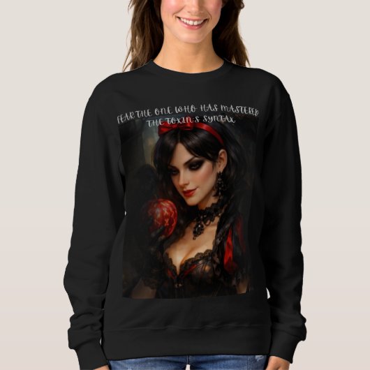 Durch Design vergiftet Sweatshirt (Vorderseite)