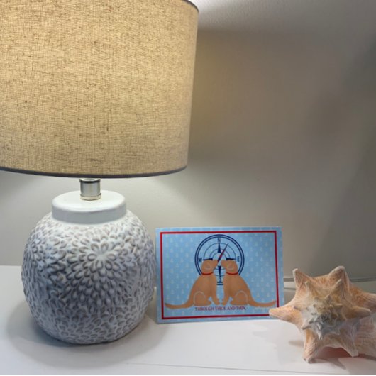 Durch dick-dünne Freundschafts-Hundekarten Dankeskarte