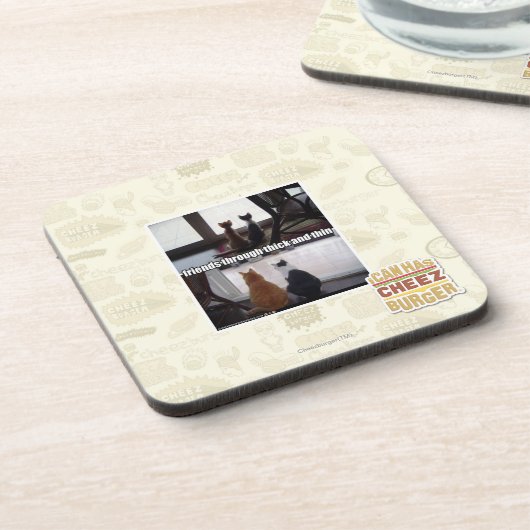 Durch dick und dünn getränkeuntersetzer (Linke Seite)