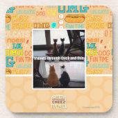 Durch dick und dünn getränkeuntersetzer (Vorderseite)