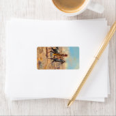 Durch die Alkali, 1904 von Charles Marion Russell Adressaufkleber (Insitu)