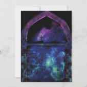 Durch die arsch-gotische Hochzeitsfeier Einladung (Vorderseite)