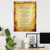 Durch die Augen meines autistischen Kindes (Plakat Poster (Heimbüro)