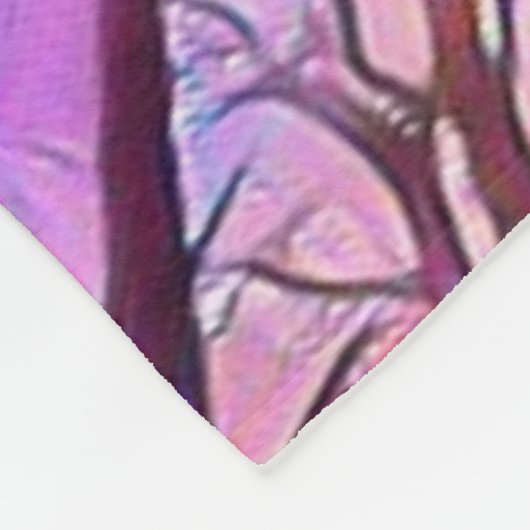 Durch die Bäume Fleece Blanket (Ecke)