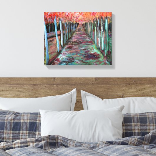 Durch die Bäume Leinwanddruck (Insitu (Schlafzimmer))