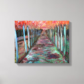 Durch die Bäume Leinwanddruck (Vorderseite)