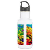 Durch die Berge Luft gespült Trinkflasche (Rückseite)