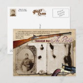 Durch die Bibel gerettet! Postkarte (Vorne/Hinten)