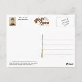 Durch die Bibel gerettet! Postkarte (Rückseite)