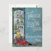 Durch die Blickglaspostkarte Postkarte (Vorne/Hinten)