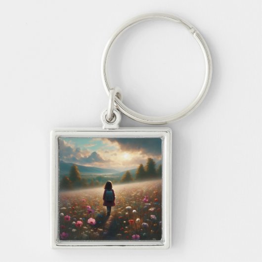 Durch die Blüten - Abenteuerweg Schlüsselanhänger (Vorne)